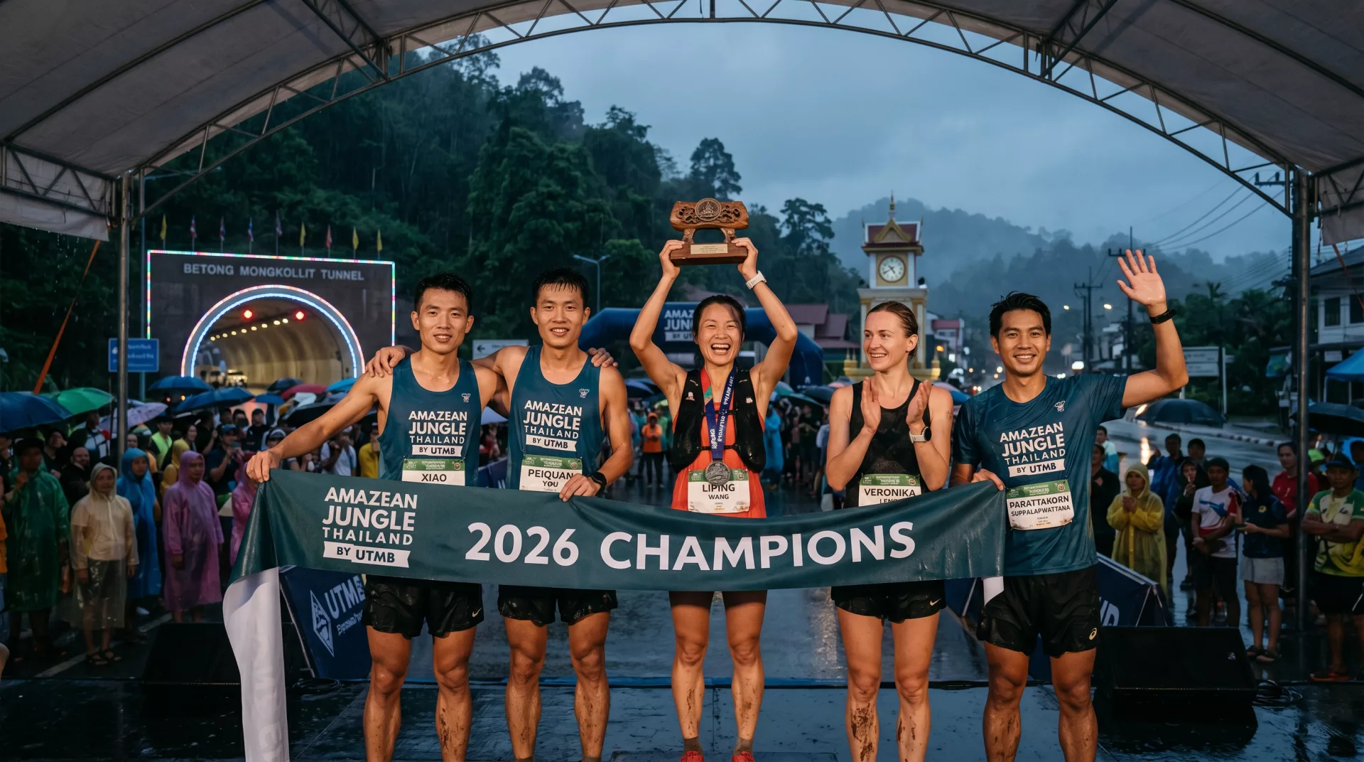 Amazean Jungle Thailand by UTMB 2026: rain-soaked Betong crowns five new champions