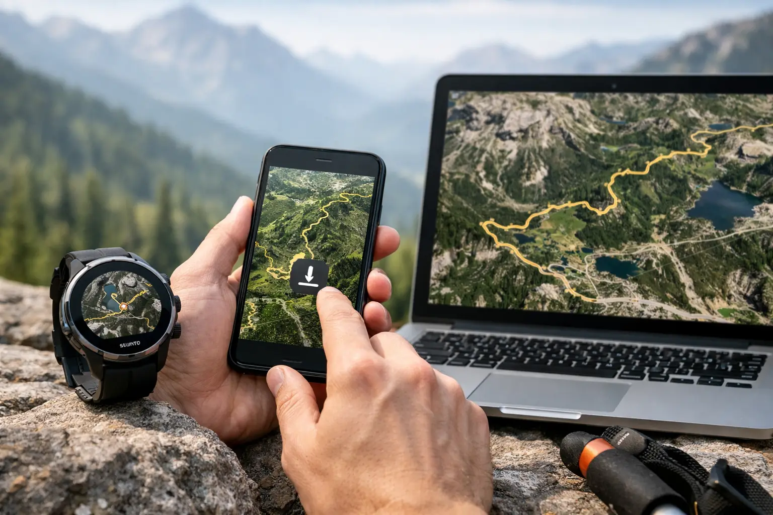 Cómo descargar bien tu ruta de trail en Suunto